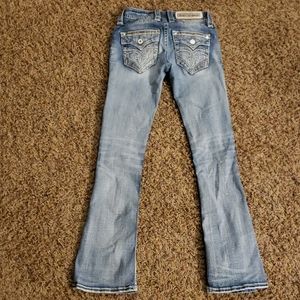 Rock Revival Mid Rise Boot Cut Jeans